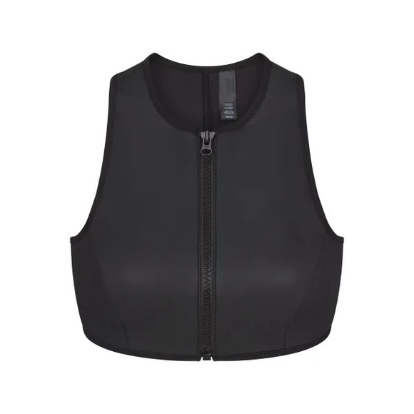 SKIMS Other - BNWT Skims Rubberized Scuba High Neck Bikini Top
